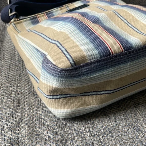 Longchamp Pilage Multicolored Canvas Crossbody Bag - Picture 11 of 16